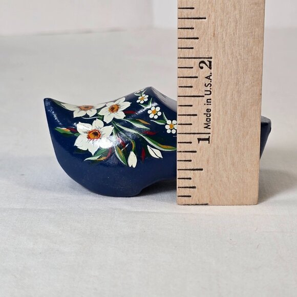 Vintage Dutch Wooden Shoes Holland Miniature Hand Painted Clogs Souvenir Lot - Picture 14 of 16